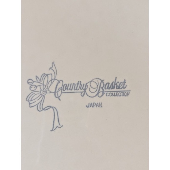 Country Basket‎ Collection 12" Serving Plate Stoneware Country Kitchen Japan - Picture 4 of 4